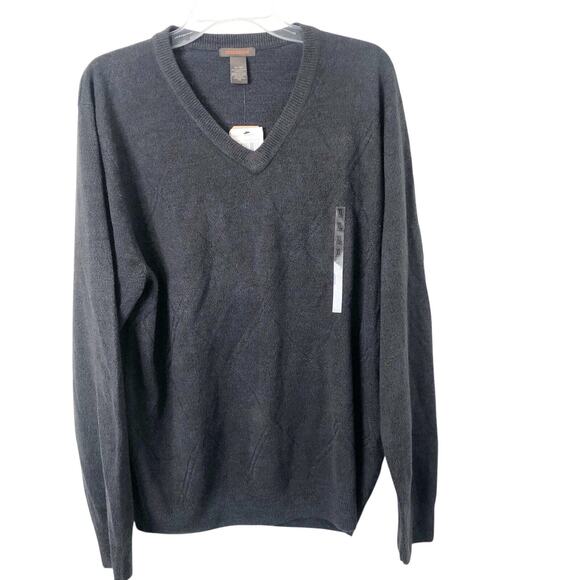 Dockers NWT Men's Extra Soft V-Neck Long Sleeve Sweater Size XL - Picture 1 of 5